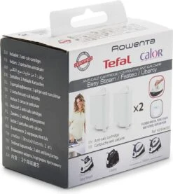 Tefal 2 Stuks Antikalk Cartridges - Waterfilter - Voor Easy Steam / Fasteo / Liberty - XD9060E0 -Tefal Koken Verkoopwinkel 1069x1200