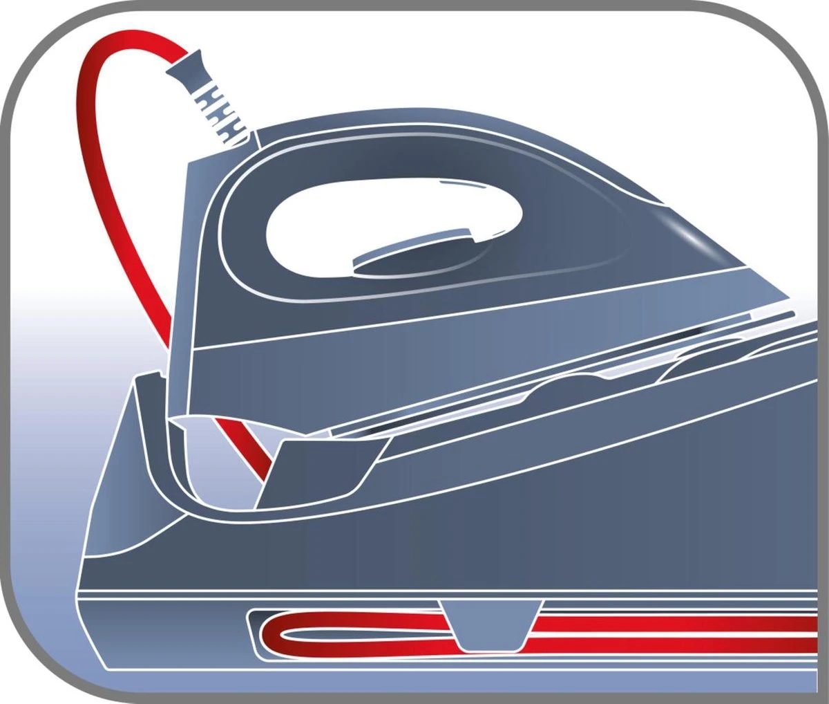 Tefal Strijkijzer Met Stoomgenerator - Fasteo SV6040 17 Tefal Strijkijzer Met Stoomgenerator - Fasteo SV6040 - Afbeelding 17