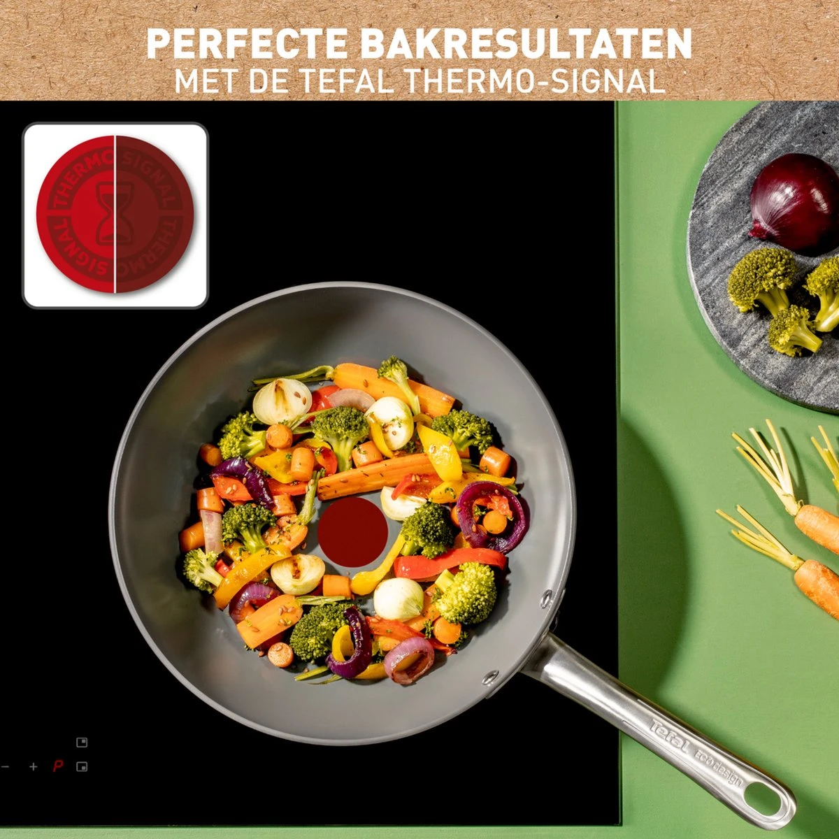 Tefal Renew+ Keramische Wokpan - Ø 28 Cm 4 Tefal Renew+ Keramische Wokpan - Ø 28 Cm - Afbeelding 4