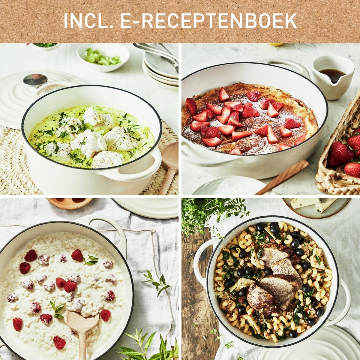 Tefal LOV Lage Braadpan - 3.8L - Ø28 Cm - Beige 11 Tefal LOV Lage Braadpan - 3.8L - Ø28 Cm - Beige - Afbeelding 11