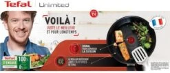 Tefal Unlimited + Induction Hoogwaardig Titanium Koekenpan - 28 Cm -Tefal Koken Verkoopwinkel 1200x521
