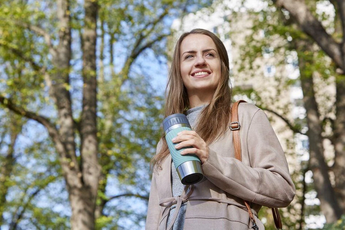 Tefal Travel Mug Easy Twist Thermobeker - Groen - 0,36 Liter 4 Tefal Travel Mug Easy Twist Thermobeker - Groen - 0,36 Liter - Afbeelding 4