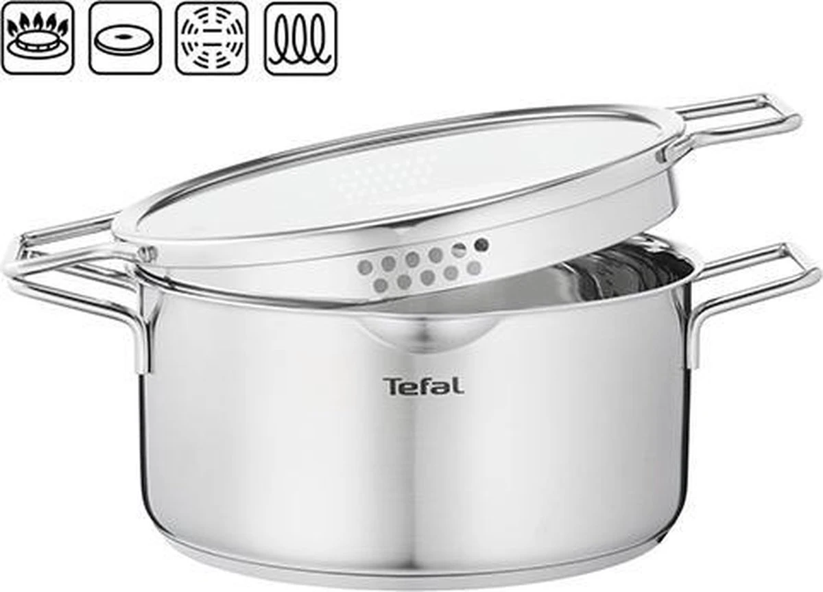 Tefal Nordica Kookpan - Ø 20 Cm - 18 Tefal Nordica Kookpan - Ø 20 Cm - - Afbeelding 18