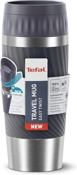 Tefal Travel Mug Easy Twist Thermobeker - Antraciet - 0,36 Liter -Tefal Koken Verkoopwinkel 529x1200