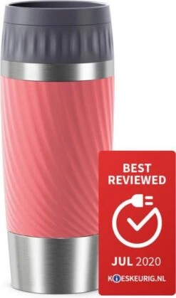 Tefal Travel Mug Easy Twist Thermobeker - Koraalrood - 0,36 Liter -Tefal Koken Verkoopwinkel 708x1200 2