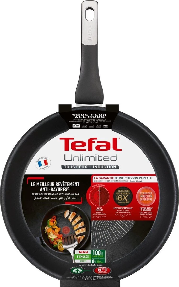 Tefal Unlimited Pannenset - Ø 22 + Ø 28 Cm 9 Tefal Unlimited Pannenset - Ø 22 + Ø 28 Cm - Afbeelding 9