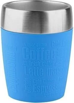 Tefal TRAVEL CUP K30833 Isoleerbeker - Inhoud 0.2L RVS / Blauw